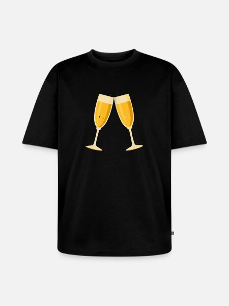 Toasts - T-shirt Premium bio oversize Unisexe - noir