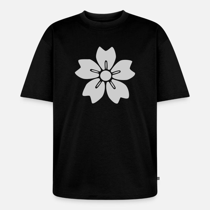 sakura - Unisex Premium Oversized Bio T-Shirt - Schwarz