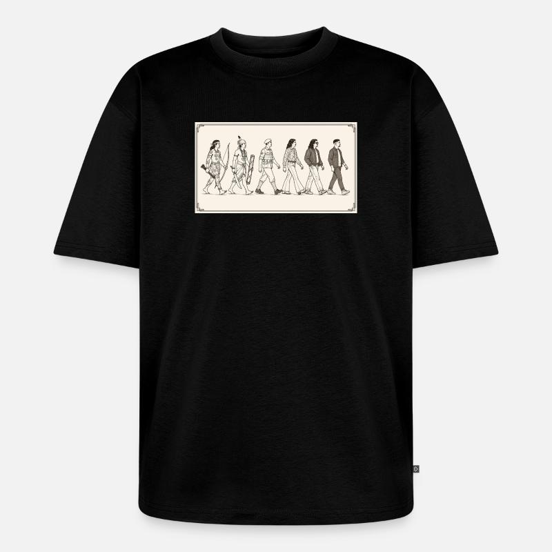 Molukkische Entwicklung durch s2soon - Unisex Premium Oversized Bio T-Shirt - Schwarz