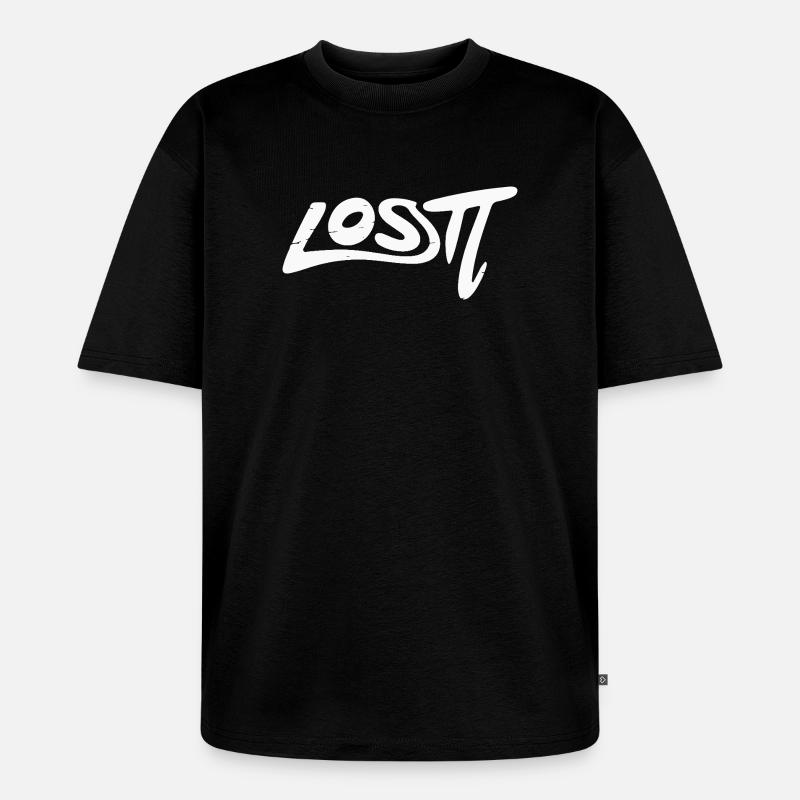 Verlorenes Graffiti-Wortzeichen - Unisex Premium Oversized Bio T-Shirt - Schwarz