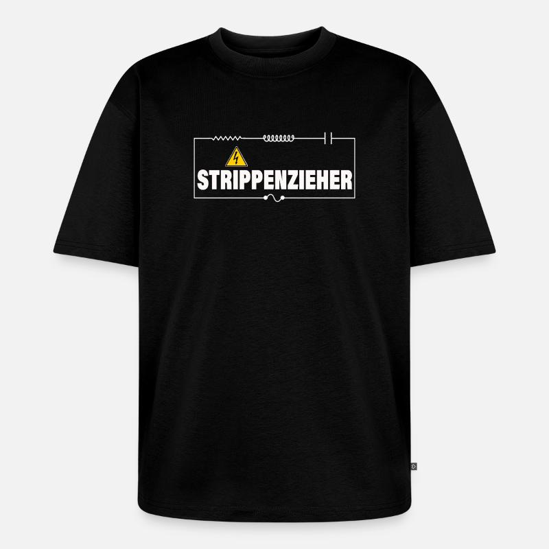 String-puller - Unisex Premium Oversized Organic T-Shirt - black