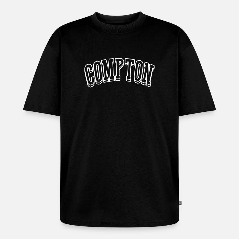 compton shirt - Unisex Premium Oversized Bio T-Shirt - Schwarz
