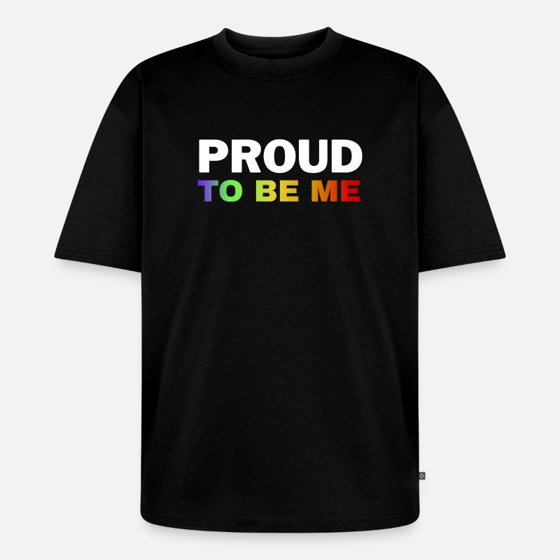 Lebendiges Pride-Empowerment-Design - Unisex Premium Oversized Bio T-Shirt - Schwarz