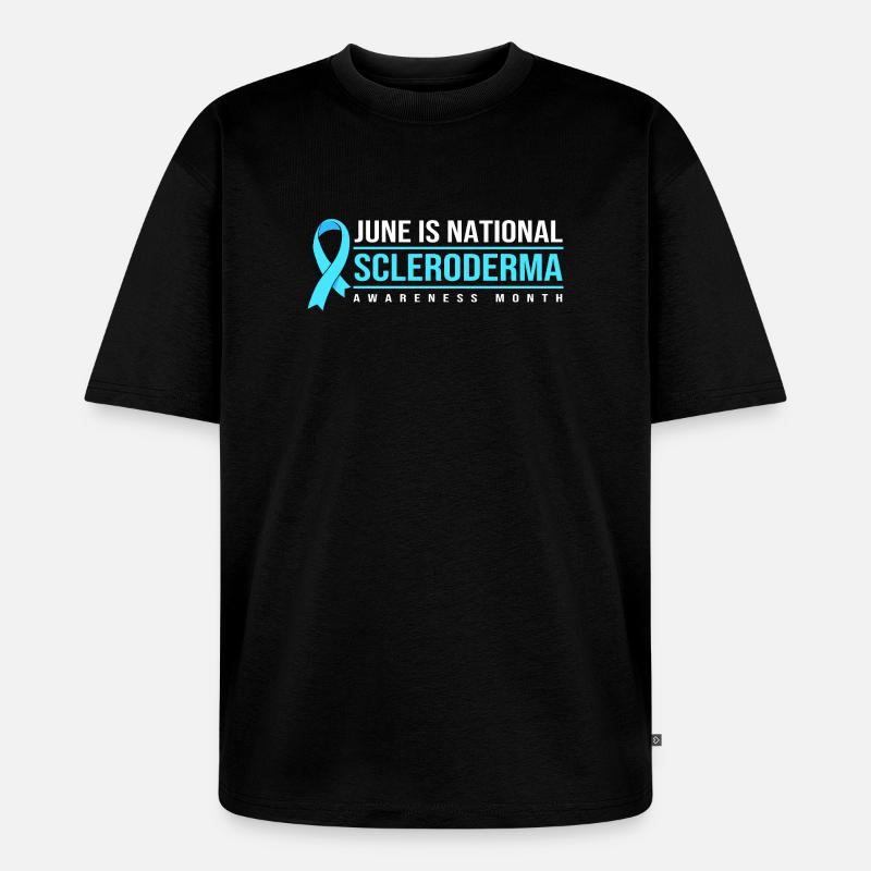 Scleroderma - Unisex Premium Oversized Organic T-Shirt - black