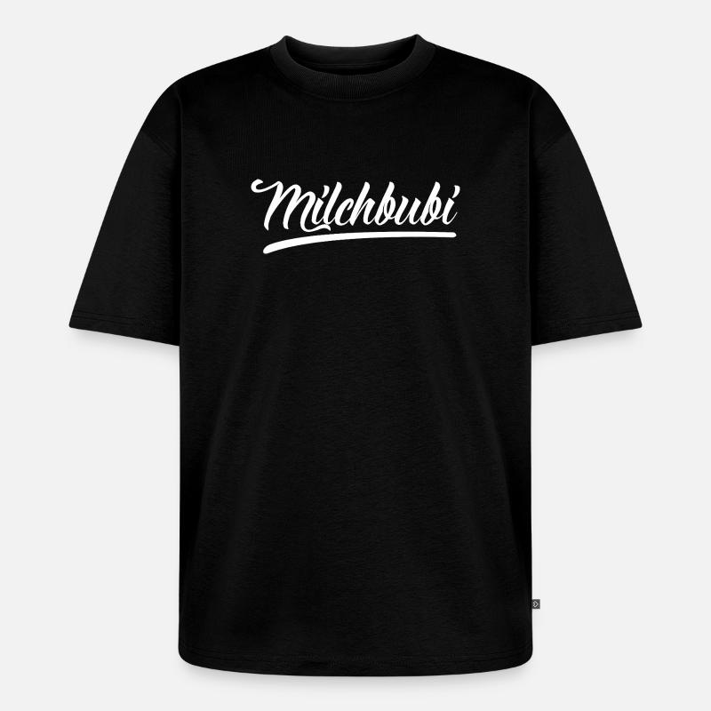  Script Logo - Unisex Premium Oversized Bio T-Shirt - Schwarz