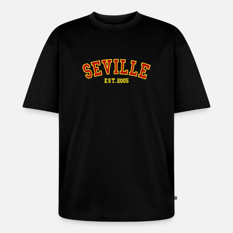 Sevilla Est.2005 - Unisex Premium Oversized Bio T-Shirt - Schwarz