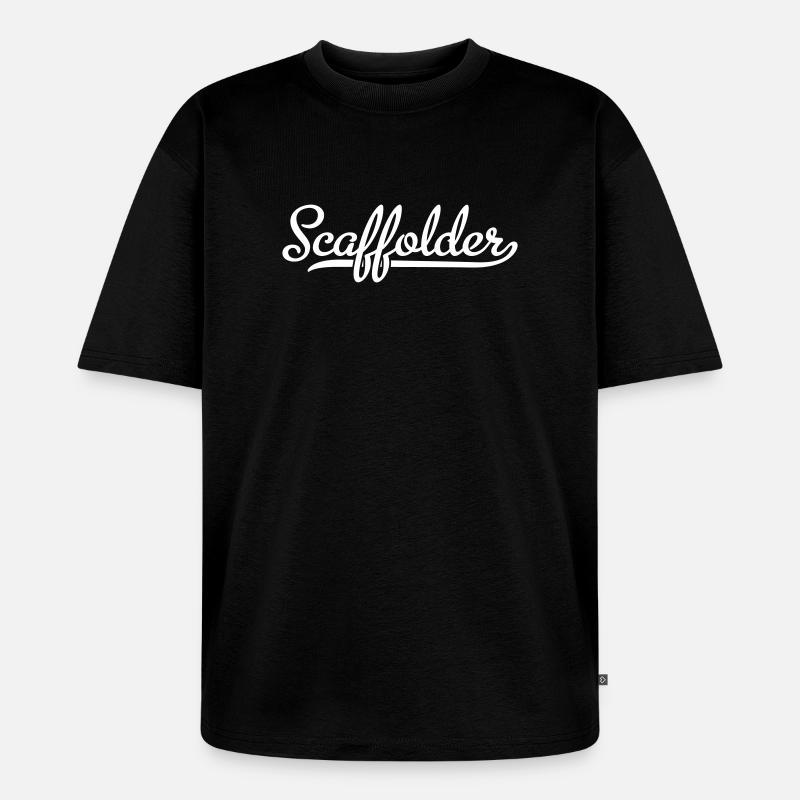 Gerüstbauer - Unisex Premium Oversized Bio T-Shirt - Schwarz