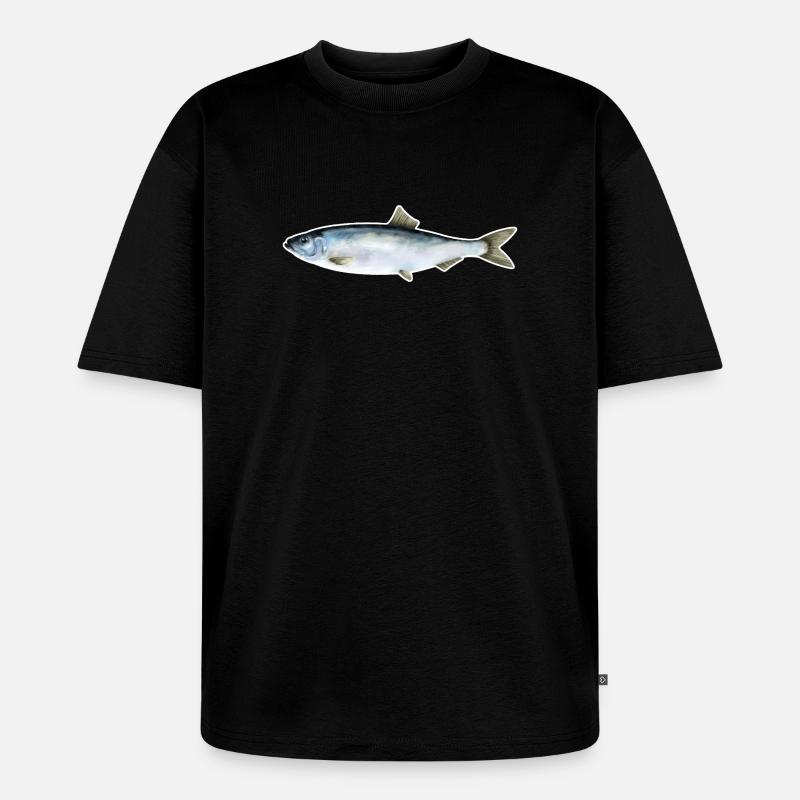 Hering.1 - Unisex Premium Oversized Bio T-Shirt - Schwarz