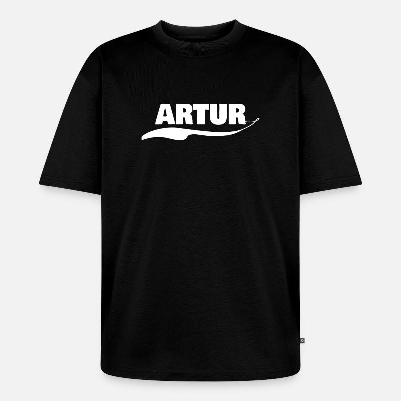 Geschenk Artur - Unisex Premium Oversized Bio T-Shirt - Schwarz