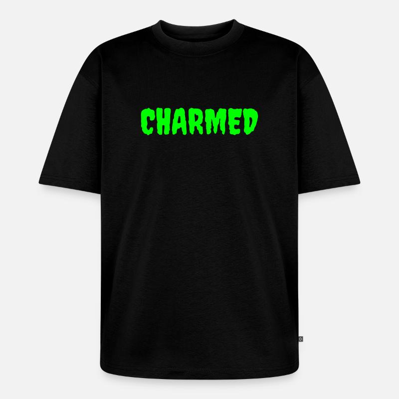 Enchanted Forest Mythical Creature Design - Unisex Premium Oversized Organic T-Shirt - black