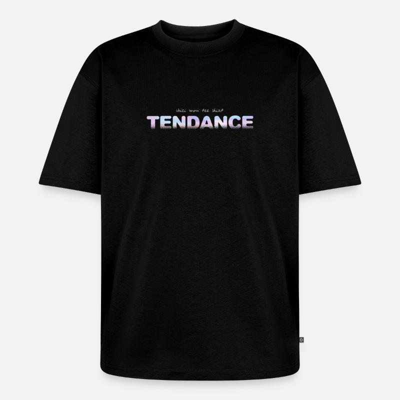 TENDENZ - Unisex Premium Oversized Bio T-Shirt - Schwarz