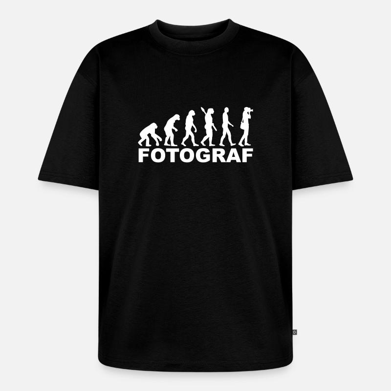Fotograf - Unisex Premium Oversized Bio T-Shirt - Schwarz