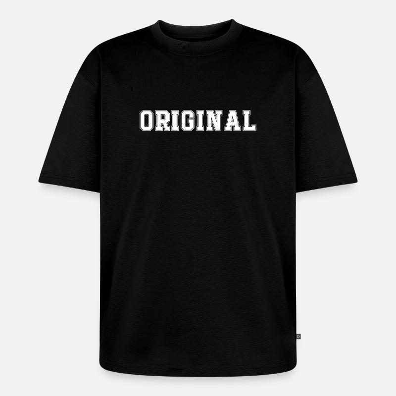 Original - Unisex Premium Oversized Bio T-Shirt - Schwarz