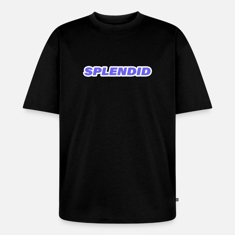 SPLENDID - Unisex Premium Oversized Bio T-Shirt - Schwarz