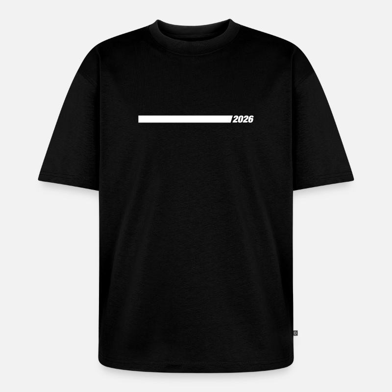 Élément de l’année 2026 - T-shirt Premium bio oversize Unisexe - noir