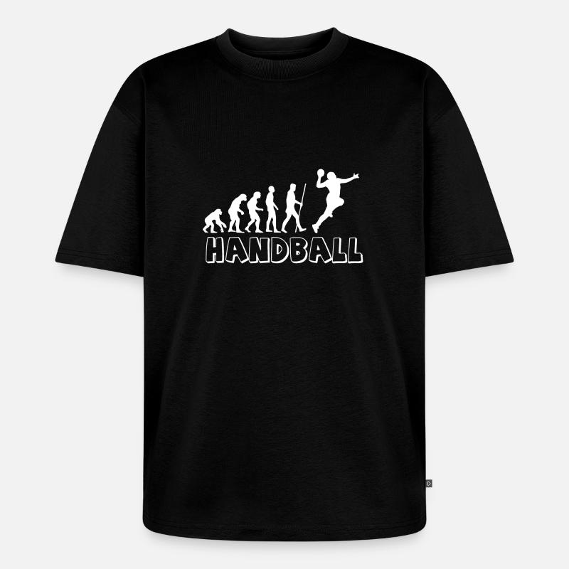 Handball Evolution - T-shirt Premium bio oversize Unisexe - noir