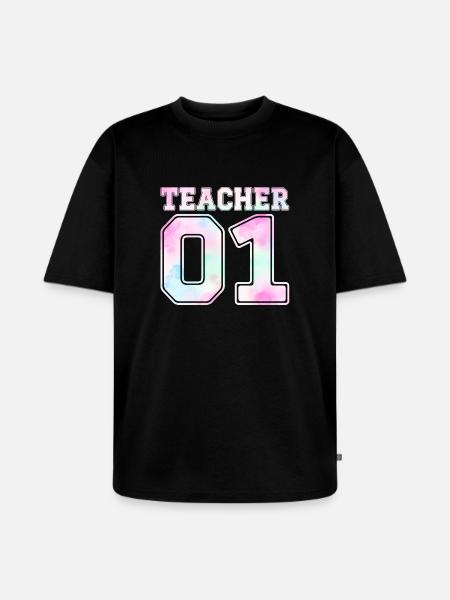 enseignant 01 - T-shirt Premium bio oversize Unisexe - noir
