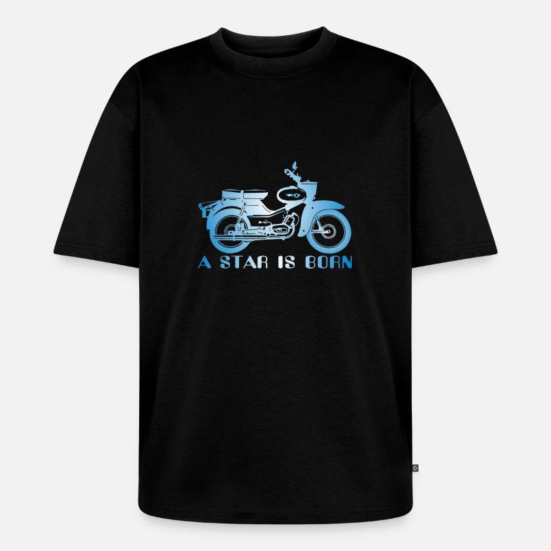 Simson Star is Born - Unisex Premium Oversized Bio T-Shirt - Schwarz