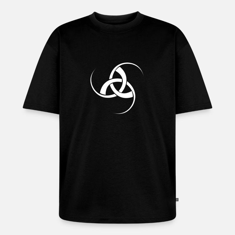 triskell - Unisex Premium Oversized Bio T-Shirt - Schwarz