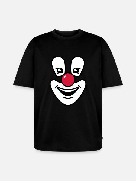 Clown - Unisex Premium Oversized Bio T-Shirt - Schwarz