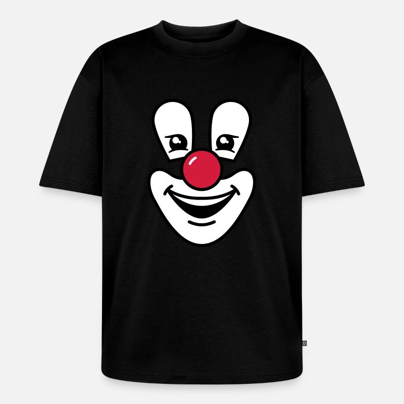 Clown - Unisex Premium Oversized Organic T-Shirt - black