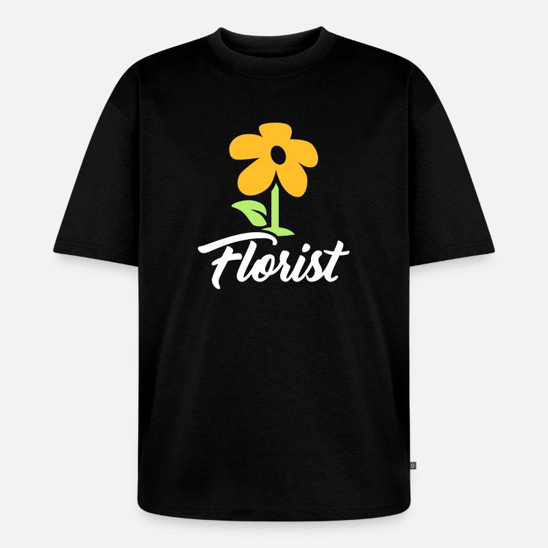 Florist - Unisex Premium Oversized Bio T-Shirt - Schwarz