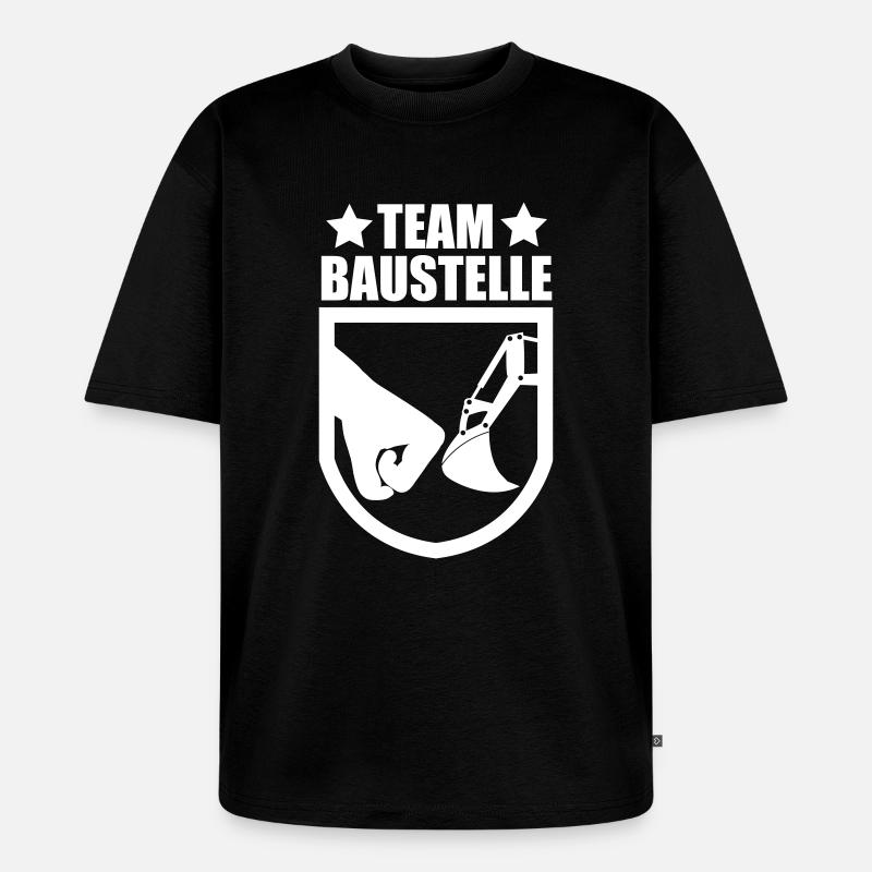 Bagger - Unisex Premium Oversized Bio T-Shirt - Schwarz