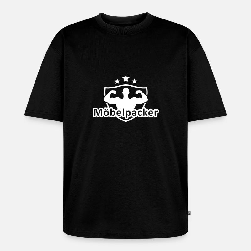 Möbelpacker - Unisex Premium Oversized Bio T-Shirt - Schwarz