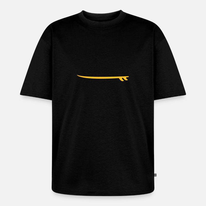 Surf - T-shirt Premium bio oversize Unisexe - noir
