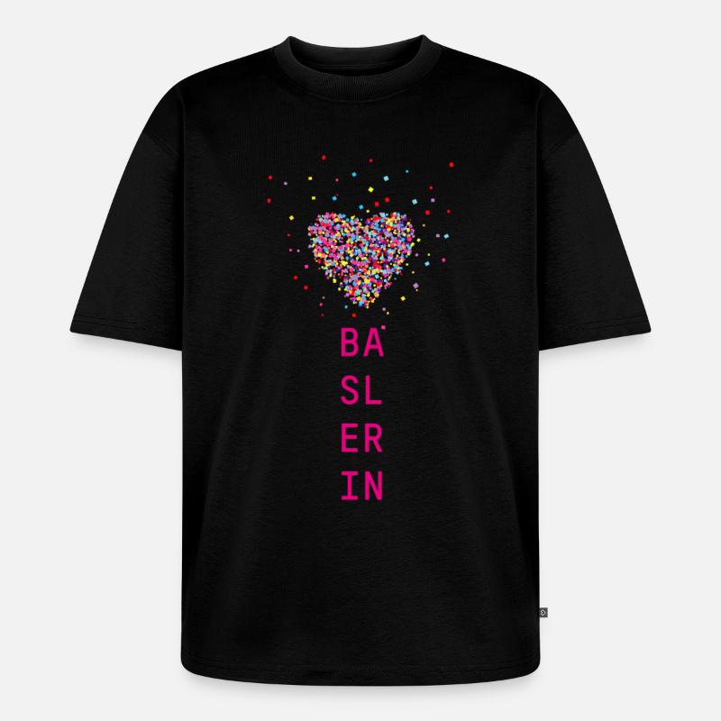 Baslerin - Unisex Premium Oversized Bio T-Shirt - Schwarz