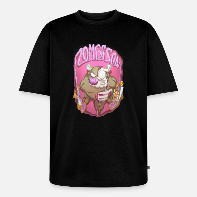 Zombison 3 - Unisex Premium Oversized Bio T-Shirt - Schwarz