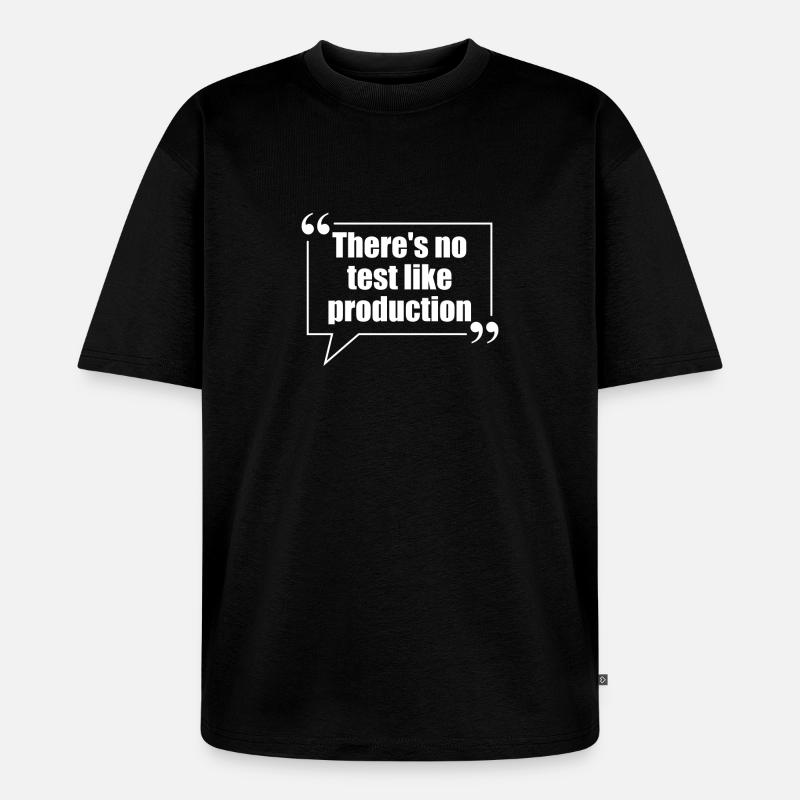 Programmierer, Software, Informatik, Developer - Unisex Premium Oversized Bio T-Shirt - Schwarz