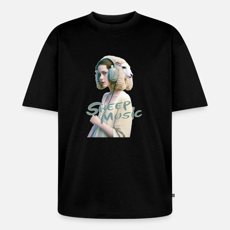 Anthropomorph 10 Tippfehler - Unisex Premium Oversized Bio T-Shirt - Schwarz