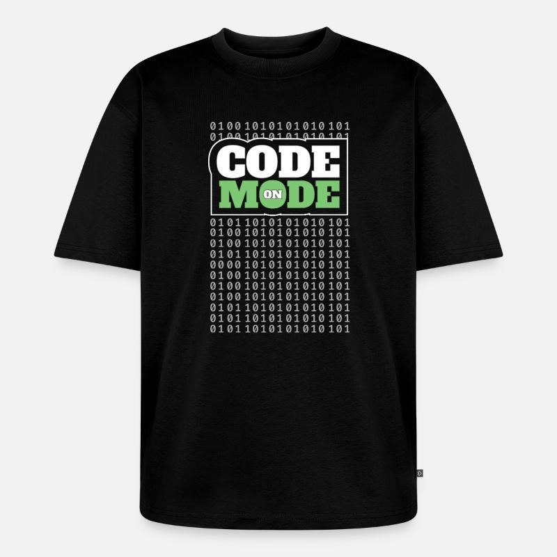 Codemodus An – Programmierung von Softwareentwickler Programmierer - Unisex Premium Oversized Bio T-Shirt - Schwarz
