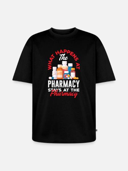 Pharmacist Pharmaceutical Technical - Unisex Premium Oversized Organic T-Shirt - black