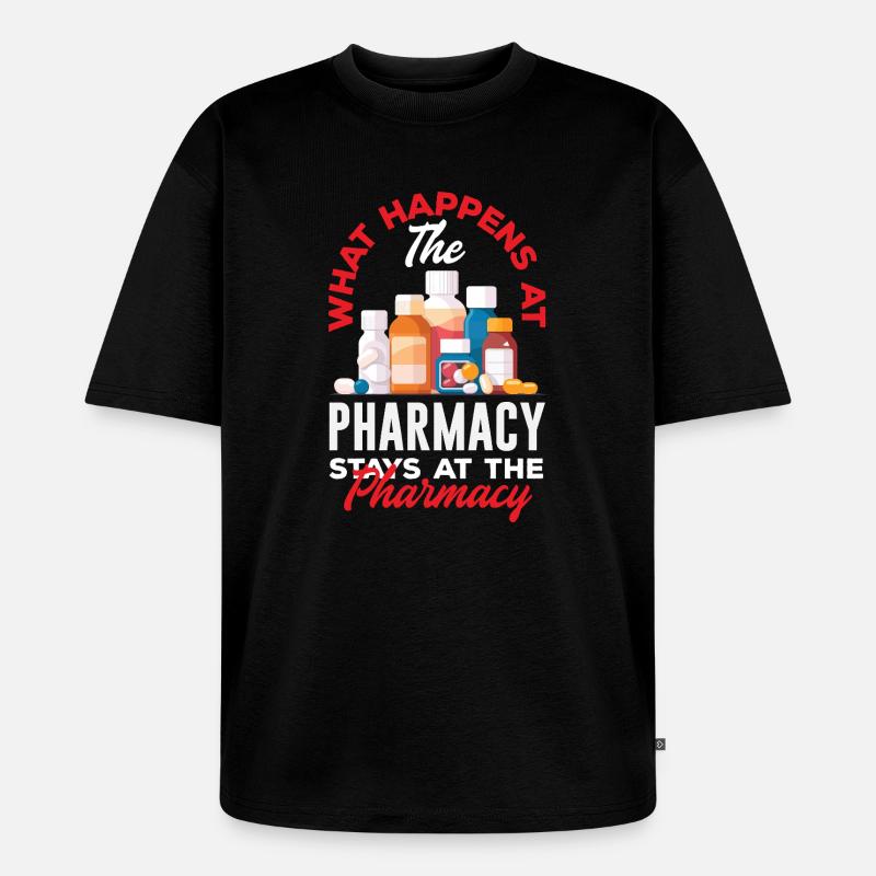 Pharmacist Pharmaceutical Technical - Unisex Premium Oversized Organic T-Shirt - black