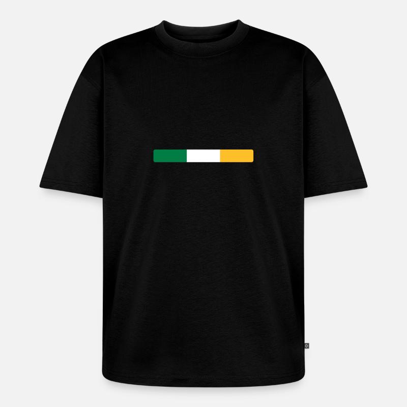Irlande - Unisex Premium Oversized Bio T-Shirt - Schwarz
