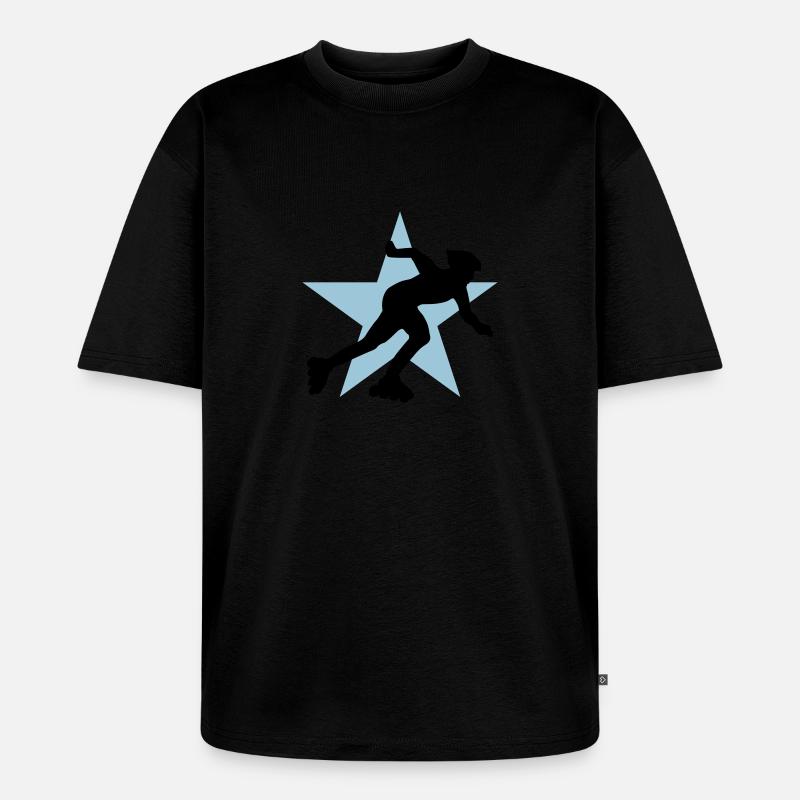 inliner_092011_a_2c - Unisex Premium Oversized Bio T-Shirt - Schwarz