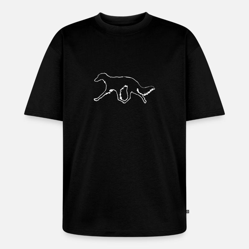 Silken Windsprite Bewegung - Unisex Premium Oversized Bio T-Shirt - Schwarz