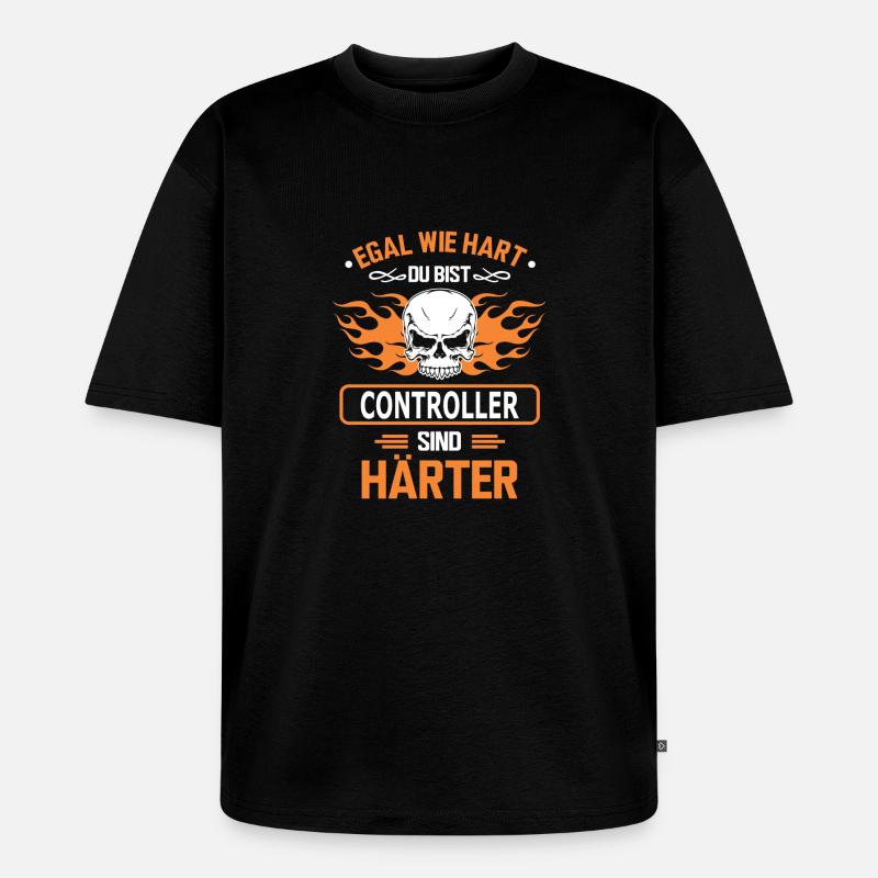 controller - Unisex Premium Oversized Bio T-Shirt - Schwarz