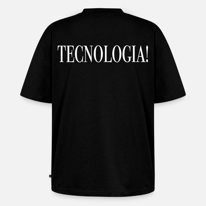 Tecnologia - Unisex Premium Oversized Bio T-Shirt - Schwarz