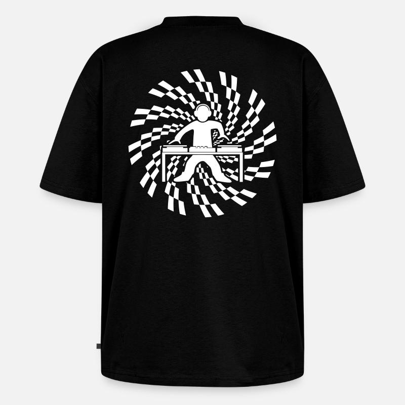 dj deejay 23 - T-shirt Premium bio oversize Unisexe - noir