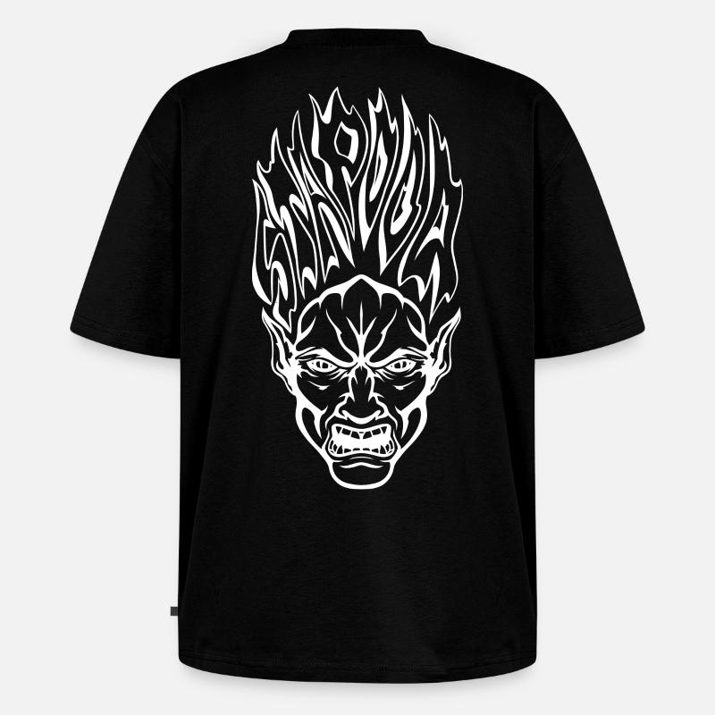 Stapooa demon1 - Unisex Premium Oversized Organic T-Shirt - black