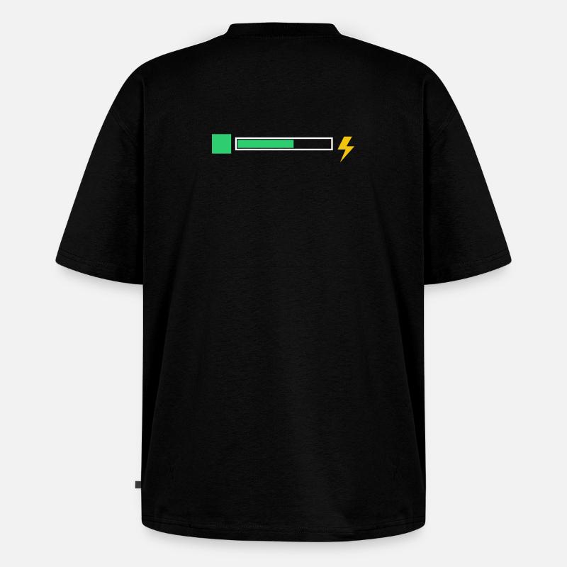 Energy - Unisex Premium Oversized Bio T-Shirt - Schwarz