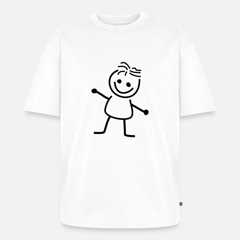 Basic Fred - Unisex Premium Oversized Bio T-Shirt - Weiß