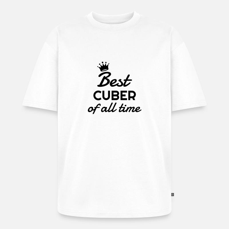 Cubing / Cube / Cuber / Speedcubing - Unisex Premium Oversized Bio T-Shirt - Weiß