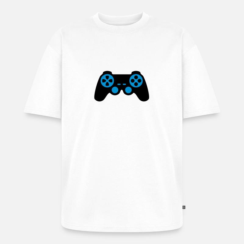 Controller - Unisex Premium Oversized Bio T-Shirt - Weiß