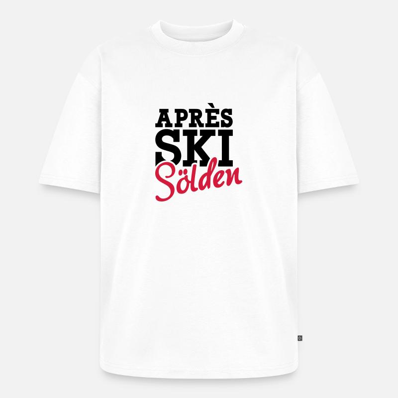 Sölden - Unisex Premium Oversized Bio T-Shirt - Weiß