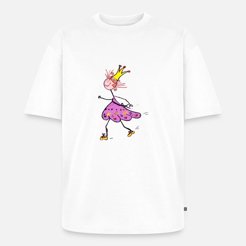 Exécution de la Princesse - T-shirt Premium bio oversize Unisexe - blanc
