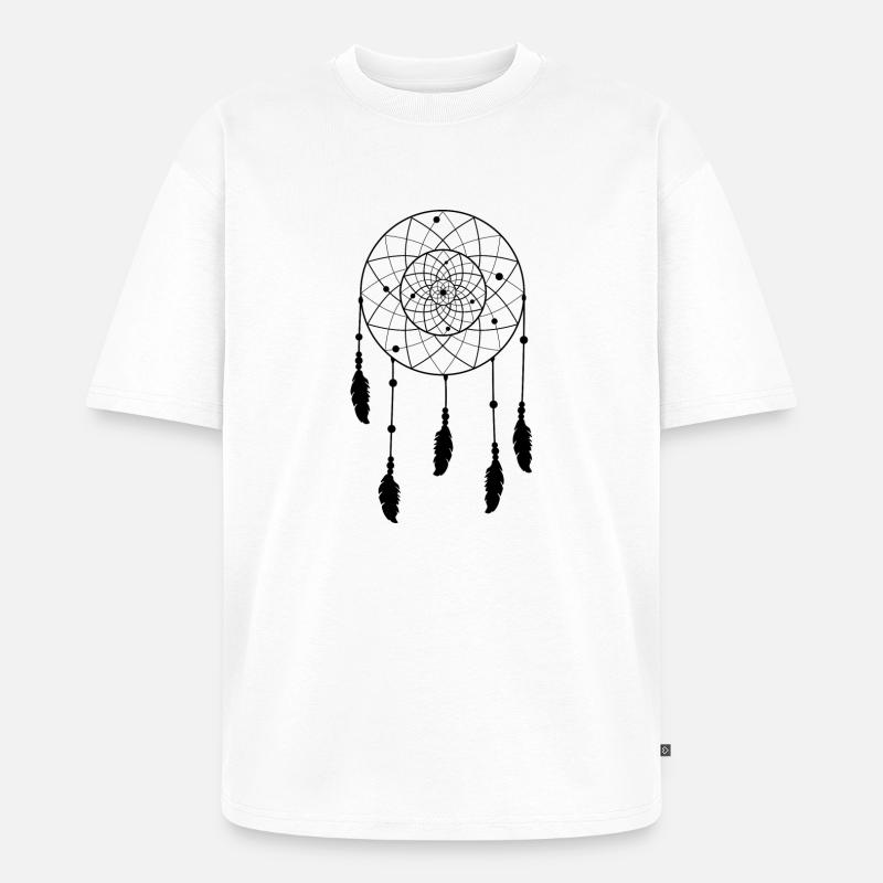 Traumfänger - Unisex Premium Oversized Bio T-Shirt - Weiß